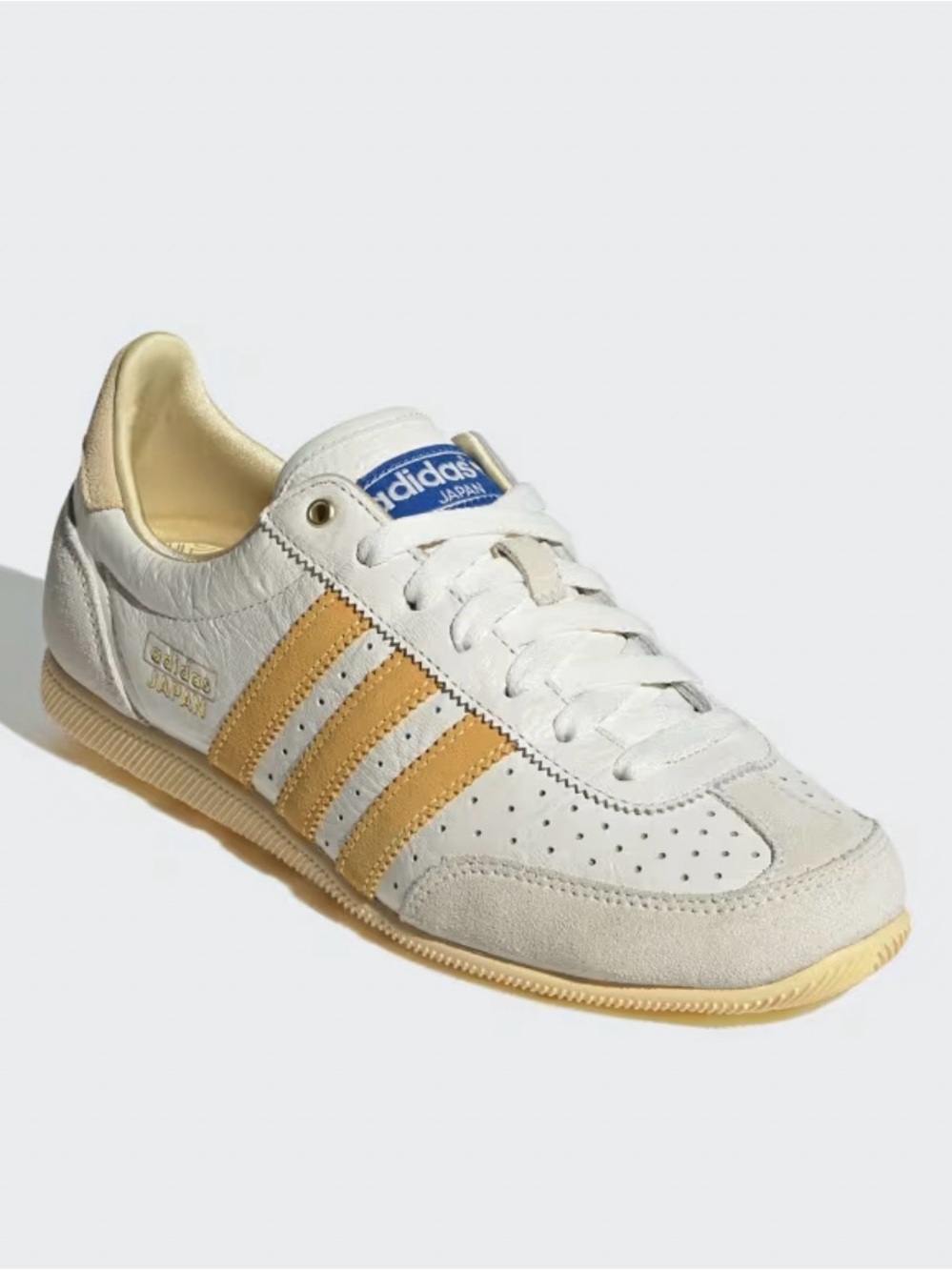 adidas Japan Shoes Cream Gold Vintage Retro Sneakers 1964 Size 7.5W/6.5 men - Picture 3 of 14
